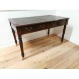 Regency mahogany writing desk