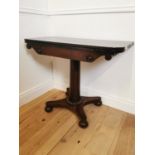 William IV rosewood TOL card table.
