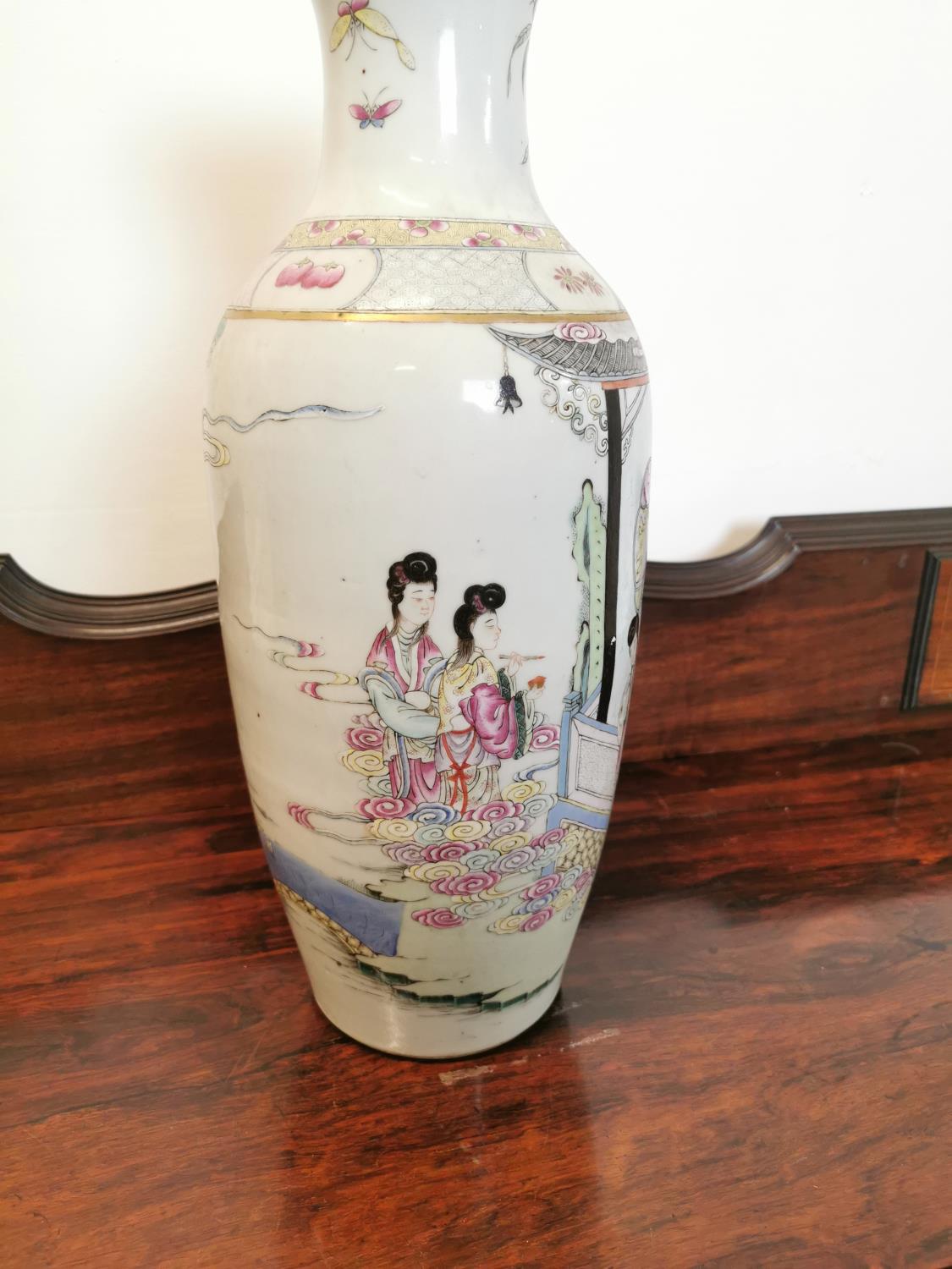 19th C. Oriental ceramic vase. - Bild 7 aus 9