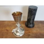 Irish silver chalice