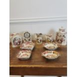 Nine pieces of Mason's ceramic ware