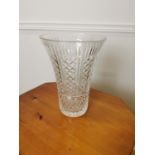 Waterford crystal flower vase.