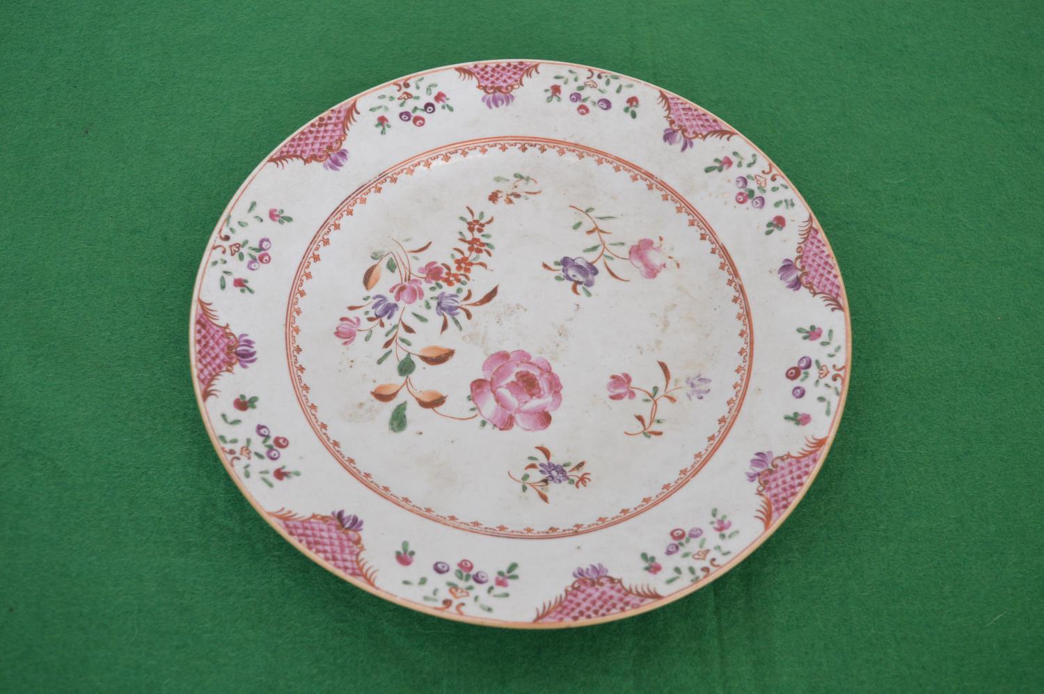 Early Chinese porcelain cabinet plate