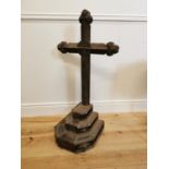 Rare 19th C. Tramp art cross.