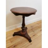 19th C. mahogany wine table.