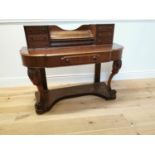 19th. C. mahogany duchess dressing table.