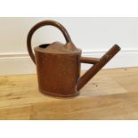 19th C. copper watering can.