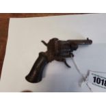 Late 19th. C. pinfire revolver