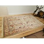 Afghanistan Ziegler hand knotted wool carpet square.