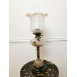 Edwardian oil lamp