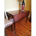 Georgian mahogany double drop leaf table