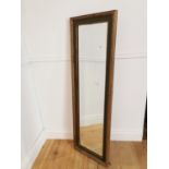 Edwardian gilt and painted wall mirror