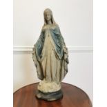 Plaster statue of Our Lady