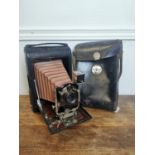 Eastman Kodak TB 2550100 folding red bellows camera