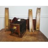 Early 1900's The North British wooden folding camera