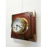 Brass ship's clock