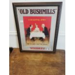 Old Bushmills A Delightful Spirit framed advertising print