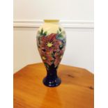 Hand painted ceramic vase.