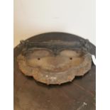 19th. C. cast iron foot scrapper