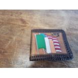 Prison Art leather wallet - Long Kesh 1975