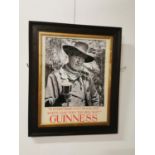 John Wayne Guinness advertising print.