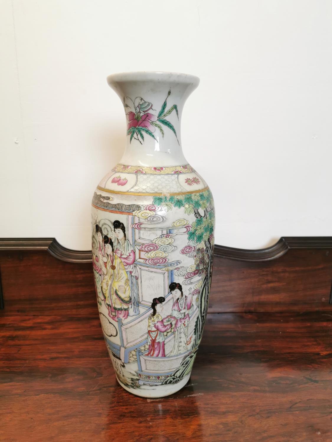 19th C. Oriental ceramic vase.