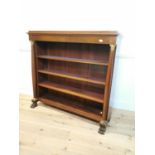 19th C. French floor bookcase