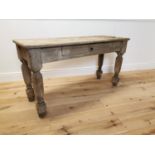 19th. C. rustic oak side table