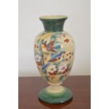 Decorative hand painted vase