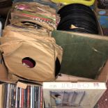 LARGE BOX OF 78 RECORDS