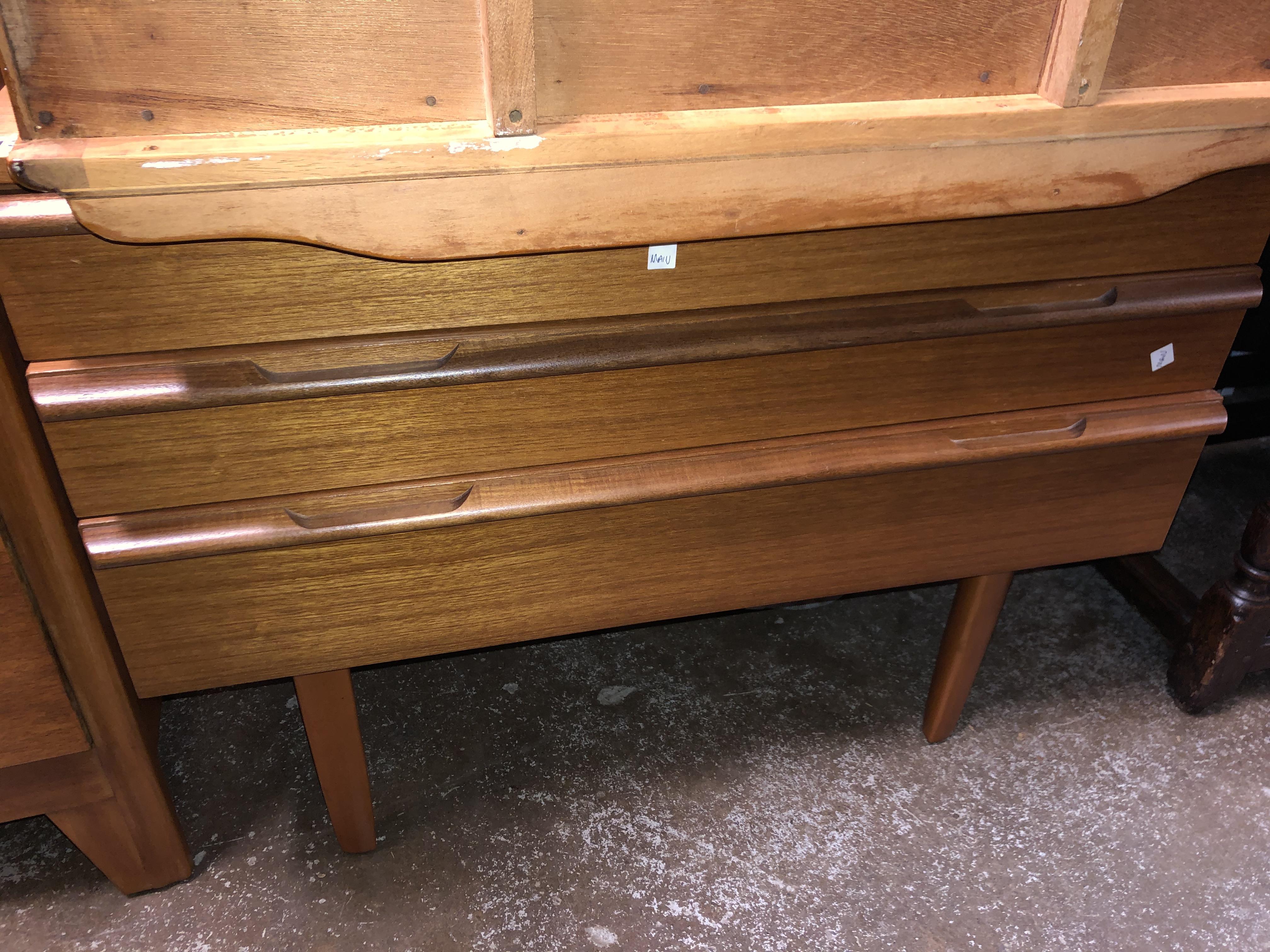 TEAK DRESSING TABLE