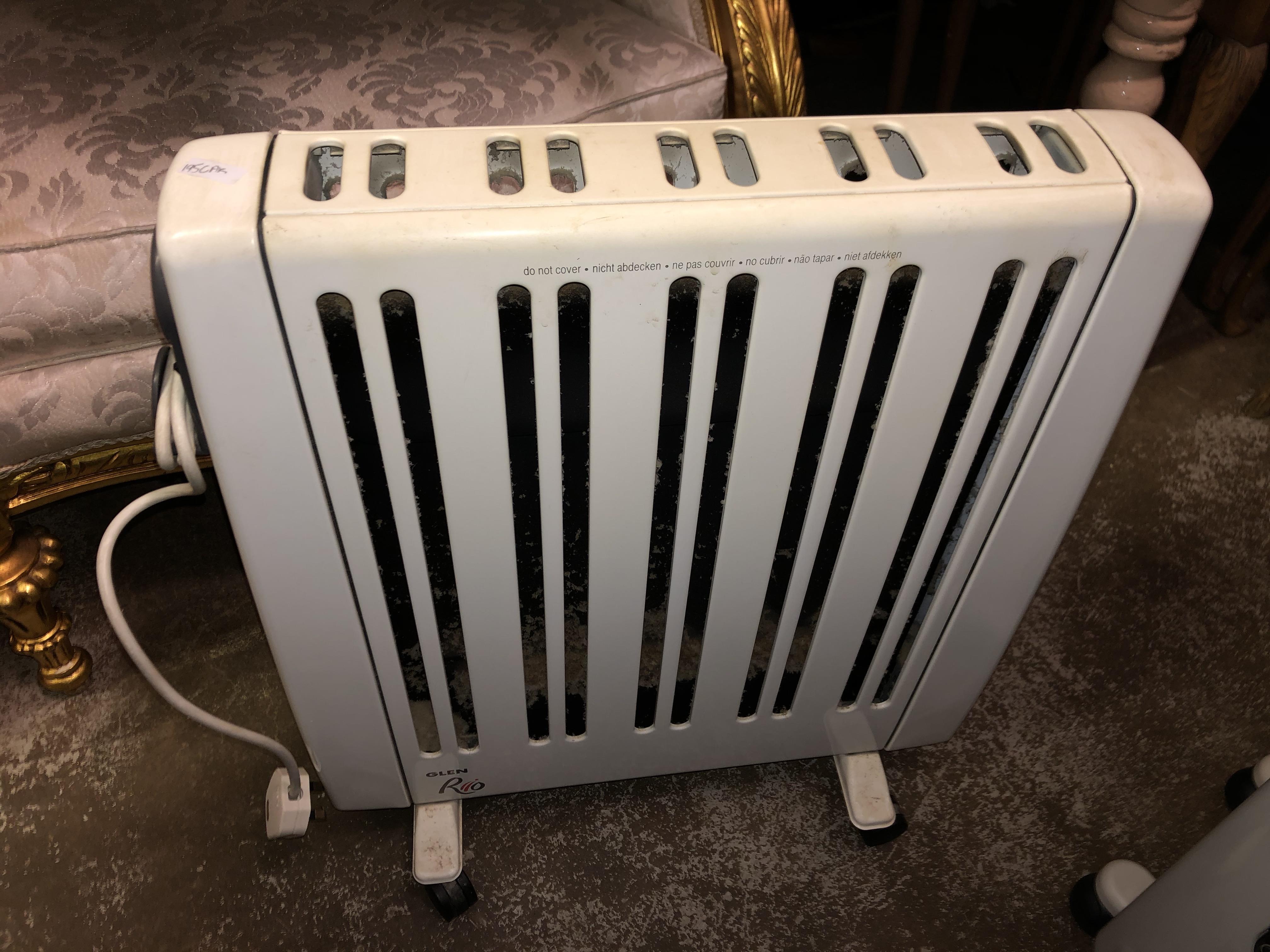 TWO MOBILE ELECTRIC HEATERS - Image 2 of 3