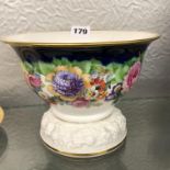 ROSENTHAL BOTANICAL GILDED PEDESTAL BOWL