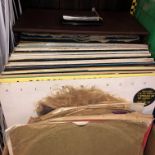 BOX OF 78 RECORDS AND VARIOUS VINYL RECORDS