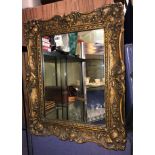 GILT ACANTHUS MOULDED MIRROR
