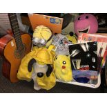 SOFT TOYS INCLUDING PIKACHU, MINIONS,