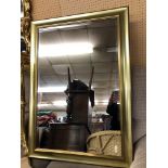 GILT MOULDED FRAMED MIRROR