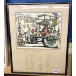 TINTED PRINT OF THE HANDSOME FESTIVAL SPECIAL WITH SPECIFICATIONS 40CM X 50CM