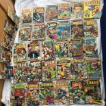 QUANTITY OF MID 1970S VINTAGE MARVEL COMIC GROUP THE AMAZING SPIDERMAN, THE MIGHTY THOR,