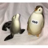 LOMONOSOV PENGUIN AND A SEAL