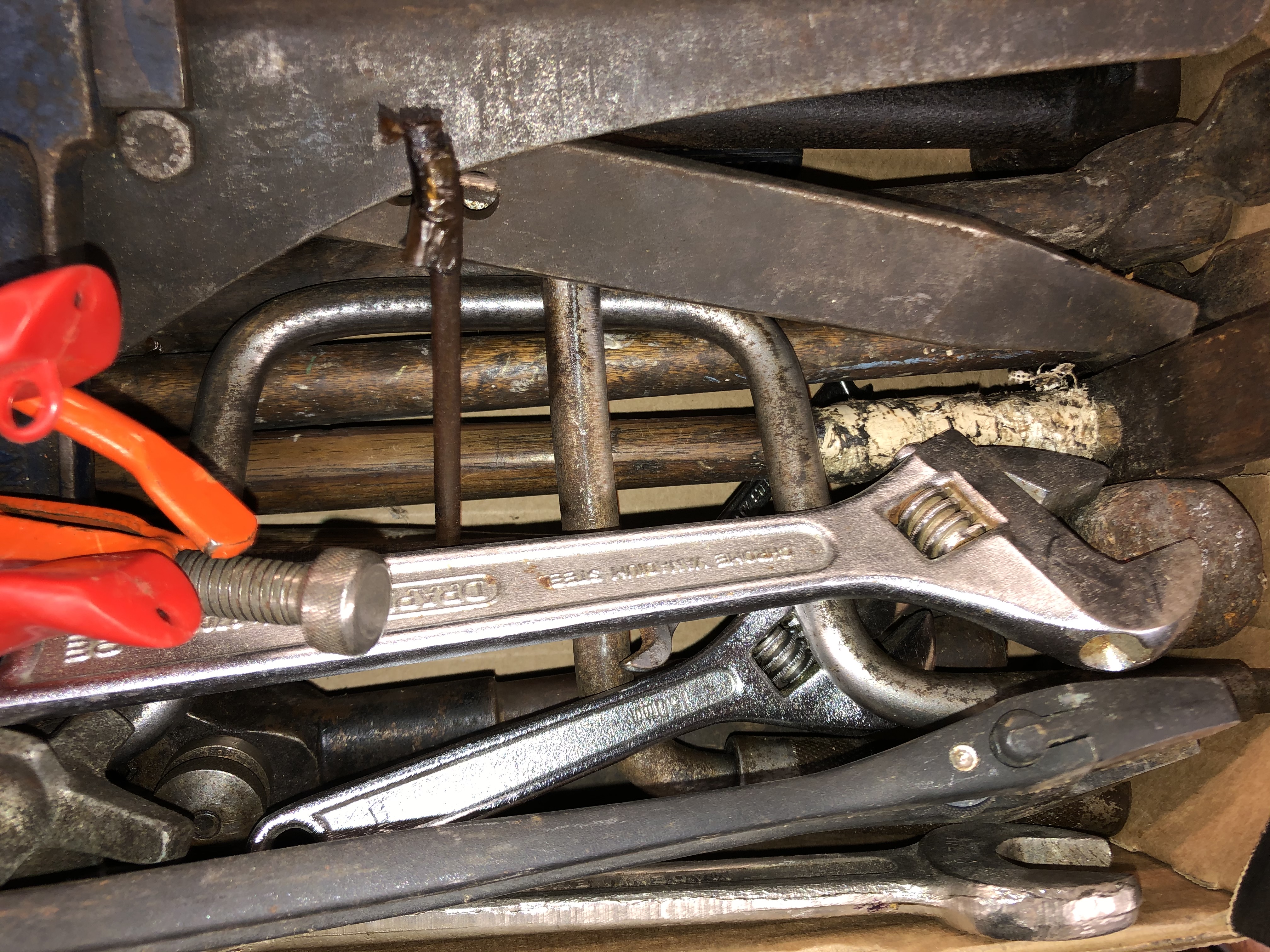 BOX OF DOUBLE ENDED SPANNERS, WRENCHES, ALLEN KEYS, - Image 2 of 4