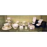 PART ROYAL ALBERT BONE CHINA TEASET,