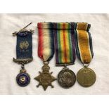 WWI MEDAL TRIO TO PTE A.CPL G.C.