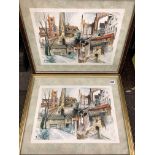 TWO WH BURGESS LIMITED EDITION COVENTRY PRINTS