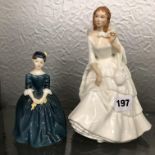 ROYAL DOULTON FIGURES - CHERIE AND BARBARA