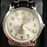 GENTLEMAN'S STAINLESS STEEL SANTOS WRIST WATCH