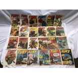 LARGE QUANTITY OF VINTAGE 1970S COMICS - WARLORD, VICTOR, BATTLE, FURY AND VALIANT-43 valiant,