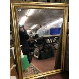 GILT FRAME MOULDED MIRROR