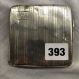 SILVER ENGRAVED AND ENGINE TURNED CIGARETTE CASE 3.