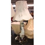 GUISEPPI ARMANI FLORENCE FIGURAL TABLE LAMP AND SHADE